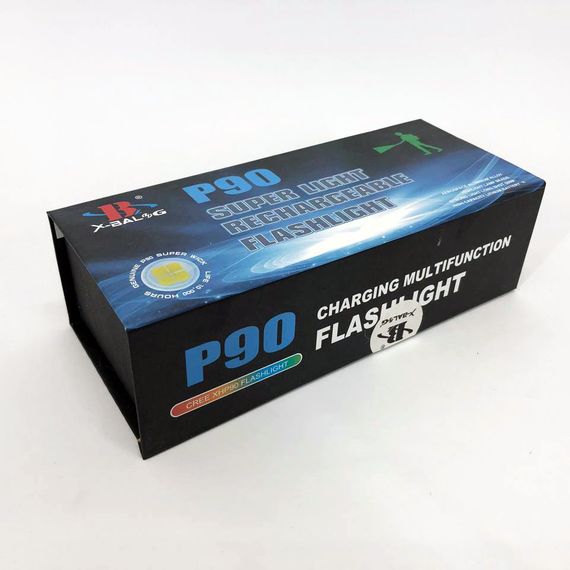 Фонарь полицейский X-Balog BL-531-P90 1х26650 8800mah USB/microUSB/ 3хААА R3 функция Power Bank | Зображення 7