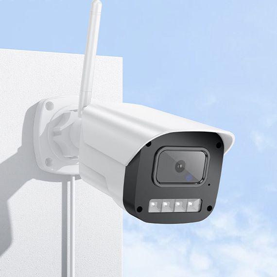 Камера відеоспостереження Hoco D4 Outdoor gun-type HD White | Зображення 2