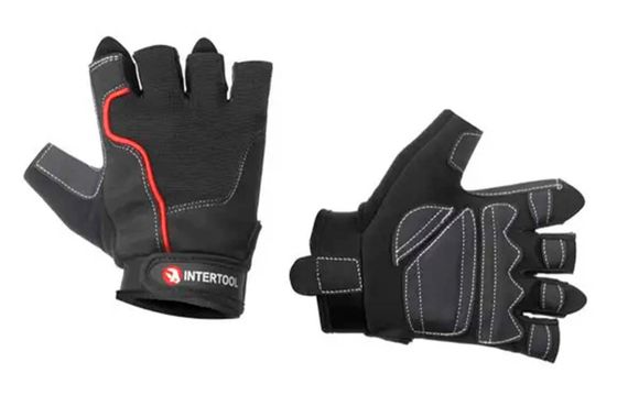 Перчатка Intertool - экокожа Amara без пальцев 10" (SP-0145)