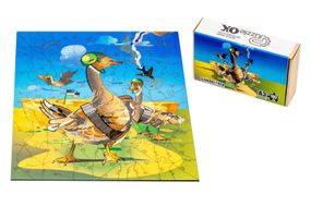 Пазл PuzA3-00367 "Бойові Гуси"А3 дерев'яний, фігурний PuzzleOK