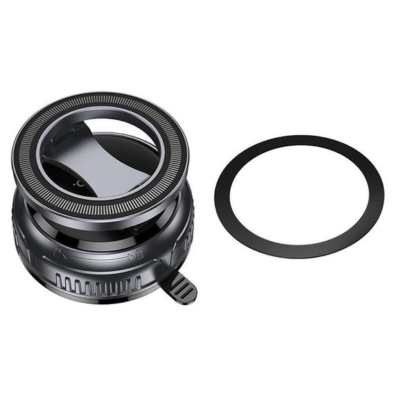Автотримач Hoco H92 High vacuum suction cup magnetic (universal) Black / Metal gray | Зображення 4