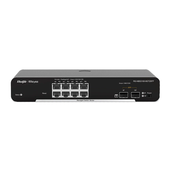 Ruijie RG-NBS3100-8GT2SFP L2 Комутатор 8 портів керований