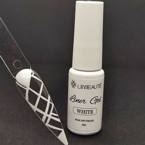 Лайнер гель-краска №2 (белая) Lilly Beaute Liner gel 10мл | Зображення 1