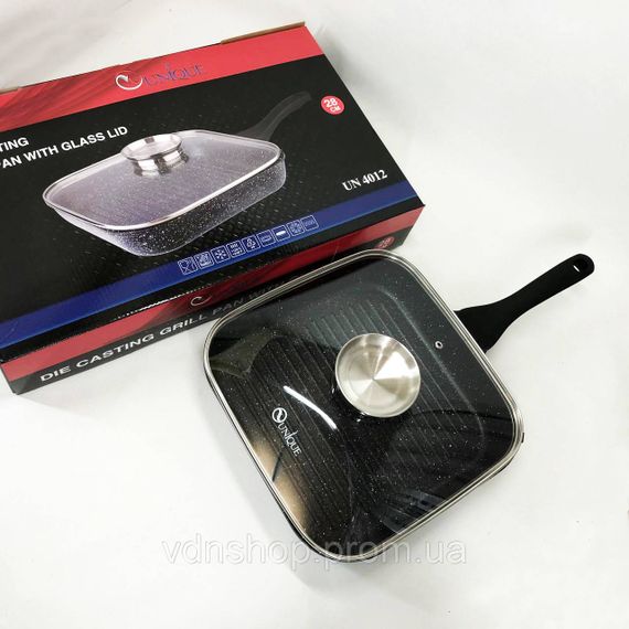 Нова алюмінієва сковорода, Сковорода для індукційних варильних панелей якісна на плиту XO-93 | Зображення 7