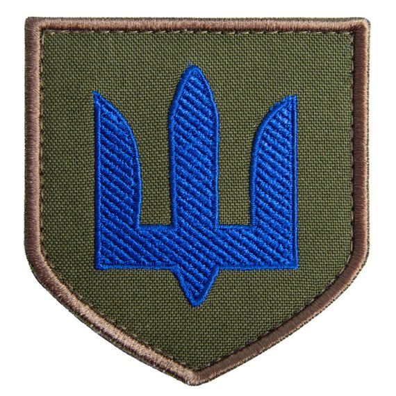 Шеврон IDEIA 87134 Україна 7*7,5  габардин Хакі