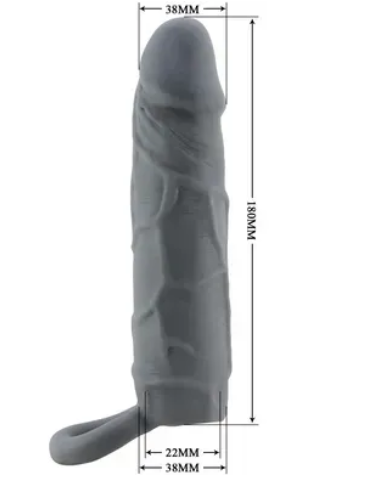 Насадка Pretty Love — Realistic Penis Sleeve, BI-026227-2 Sex Aura | Зображення 1