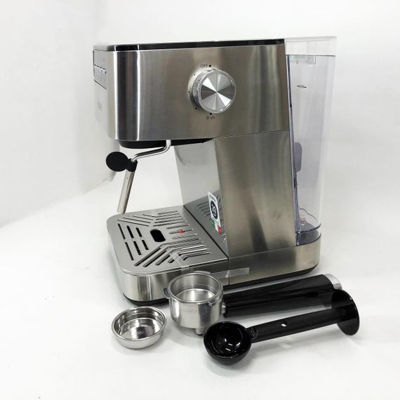 Кавоварка рожкова MAGIO MG-453 960 Вт, кавоварка з можливістю приготування еспресо, кавоварка латте | Зображення 9