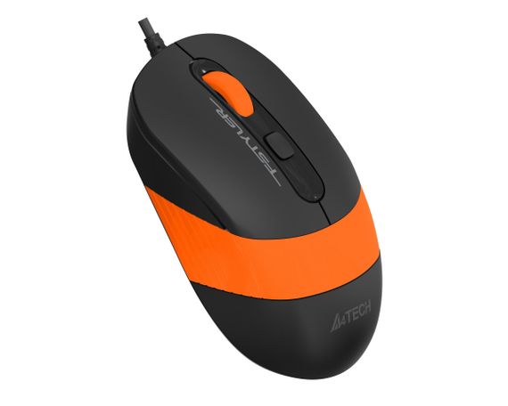 Миша комп'ютерна провідна A4Tech Fstyler FM10S Black/Orange оранжева | Зображення 1