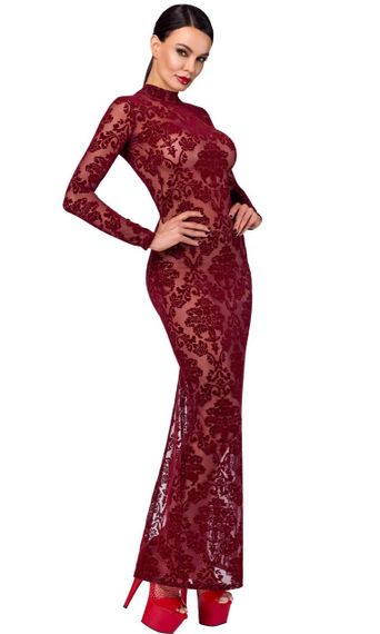 Сукня Noir Handmade F383 Kink Royal gown/long dress XS Sex Aura | Зображення 2