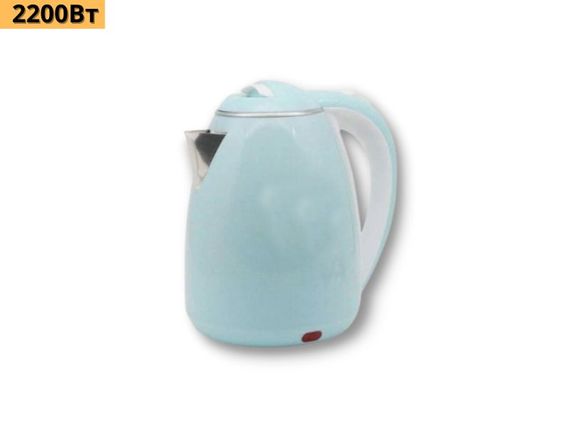 Чайник електричний на підставці скляний XPRO HG-7838 голубий (HG-7838) | Зображення 1