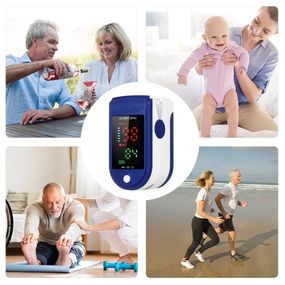 Пульсоксиметр на палец пульсометр Finger Pulse Oximeter EL-AB-88
