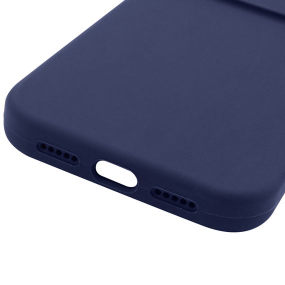 Чохол Silk Full Camera Protective (AA) NO LOGO для Apple iPhone 16 (6.1") Синій / Deep navy | Зображення 3