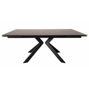 Стол раскладной Concepto SWANK LOFTY BLACK керамика 180-260