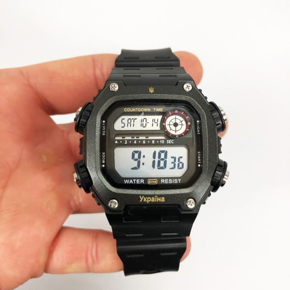 Армейский наручные часы с таймером SKMEI 6212/2126BKWT, Оригинальные спортивные часы AR-14 | Зображення 8