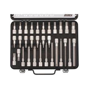 Набір біт у головках 1/2" TX/HEX/XZN  31 шт. ZEBRA