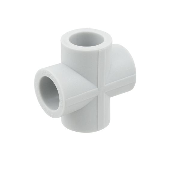 Хрестовина поліпропіленова PPR Raftec 25мм RCS25