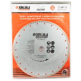 Круг відрізний алмазний Sigma "Турбо" Ø300×3.2×32 мм 5600 об/хв (1922281)