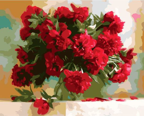 Червоні піони