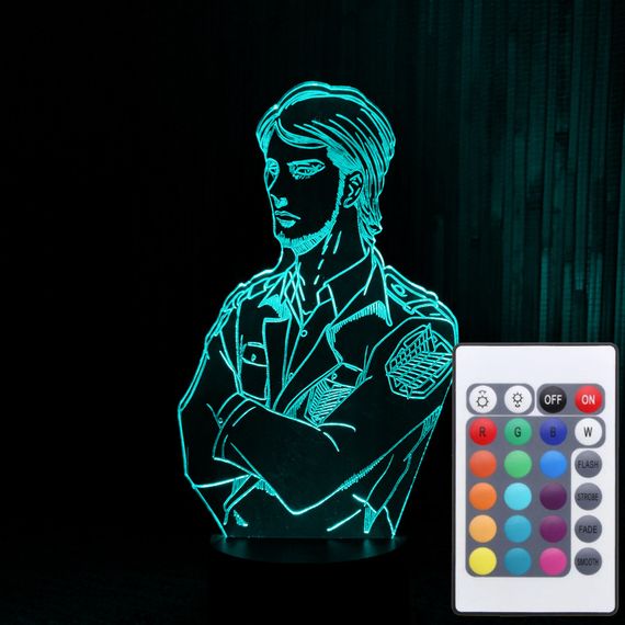 Акриловий світильник-нічник з пультом 16 кольорів Жан Кирштайн 2 tty-n001526