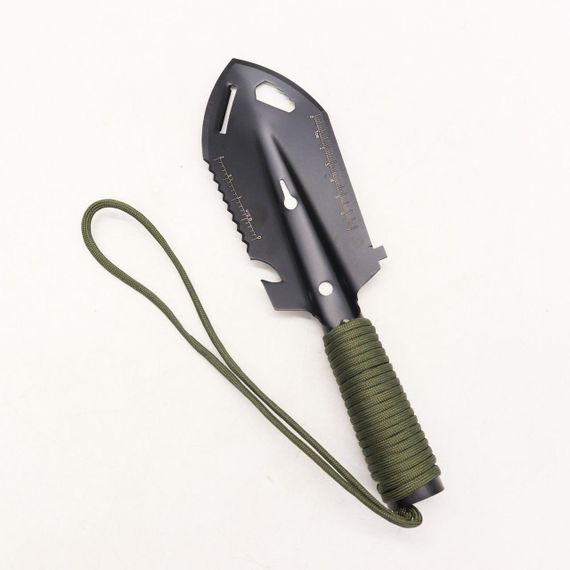 Туристическая лопата-мультитул 10в1 с чехлом / Многофункциональная саперная лопата / Тактическая лопата для | Зображення 8