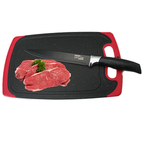 Набір ножів ZP-045 10 предметів + ​​дошка Чорний