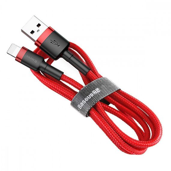Кабель Baseus Cafule Lightning Cable 2A (3m), Красный, 3.0 м | Зображення 8