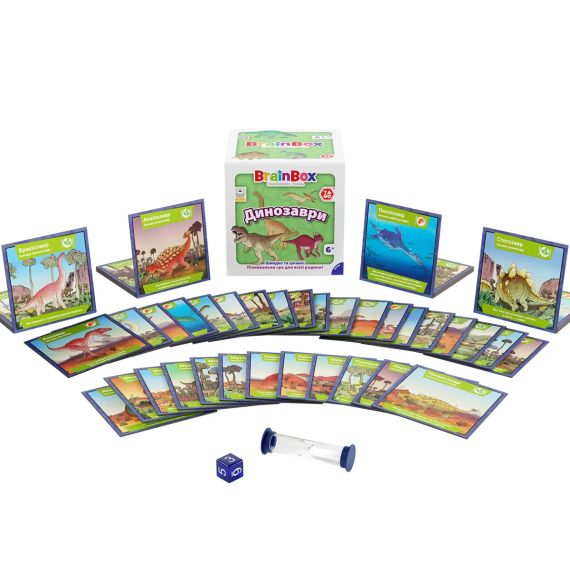 Настольная игра BrainBox. Познавательная игра. Динозавры | Зображення 2