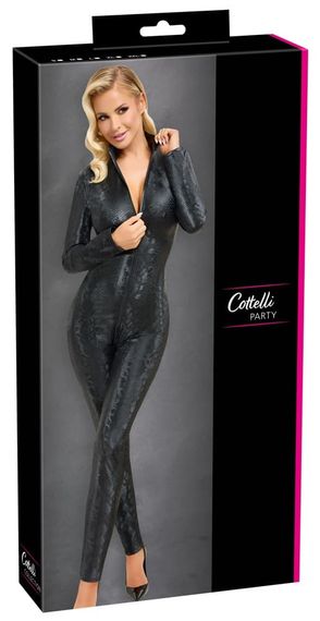 Комбинезон Cottelli Collection Jumpsuit Snake 2730740 Черный M | Зображення 7