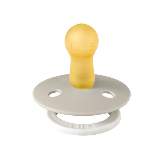 Соска пустушка BIBS Colour Sand нічна 0-6 міс (світиться в темряві)