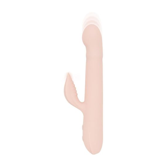 Вібратор-кролик Good Vibes Only - SHAI Thrusting Vibrator Soft Silicone - Pink sexstyle