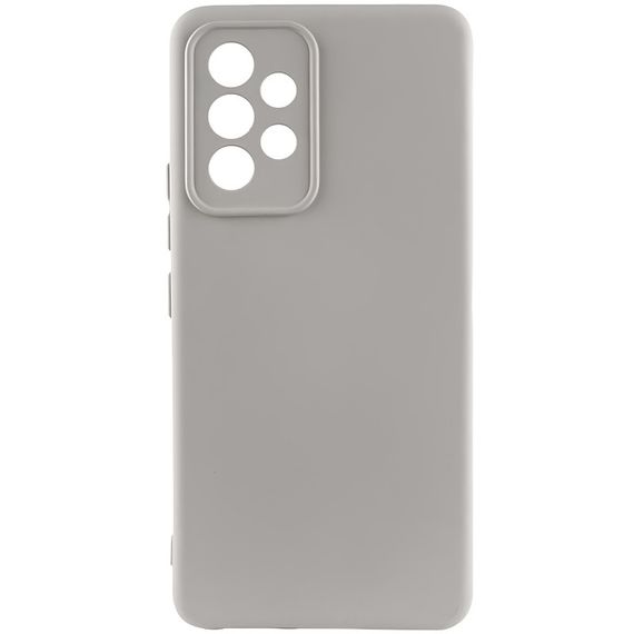 Чехол TPU GETMAN Liquid Silk Full Camera для Samsung Galaxy A52 4G / A52 5G / A52s Серый / Lavender