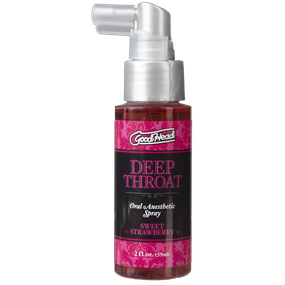 Спрей для глибокого мінету Doc Johnson GoodHead DeepThroat Spray, Солодка полуниця