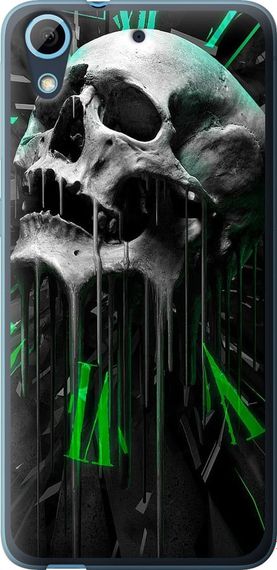 Чехол на HTC Desire 628 Dual Sim Череп-часы "4100u-949-17620"