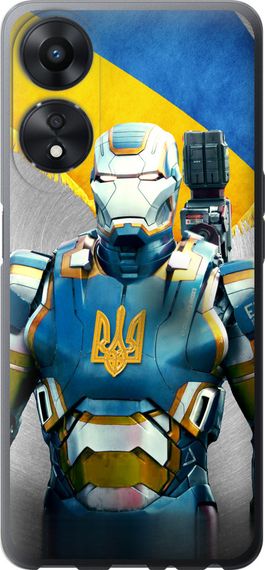 Чехол на Oppo A78 5G Украинский киборг "980u-3169-17620"