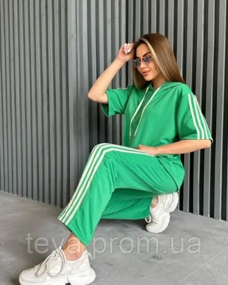 Спортивний костюм для жінок зелений розмір XL FI_008105 | Зображення 1