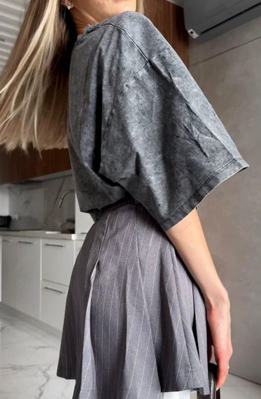 Футболка жіноча варена Oversize💘 | Зображення 2