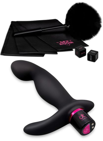 Набор для анальных игр Dream Toys Sex Room, 6 предметов, черный/розовый Sex Aura | Зображення 3
