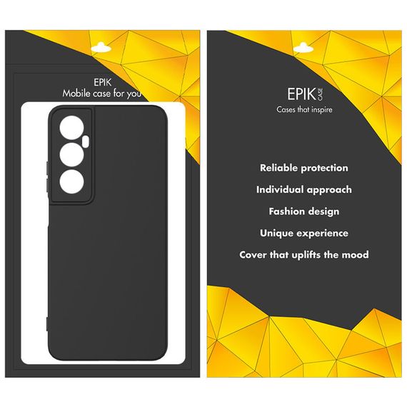 Чехол TPU Epik Black Full Camera для Realme C65 4G | Зображення 2