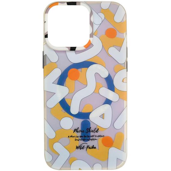 TPU чохол Pastel Chaos with MagSafe для Apple iPhone 16 Pro (6.3") White