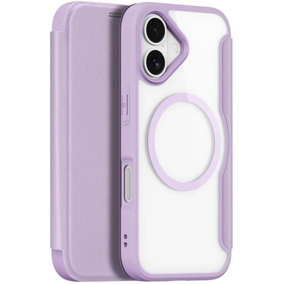 Чохол-книжка Dux Ducis Skin X Pro with MagSafe для Apple iPhone 17 (6.3") Purple Pink | Зображення 3