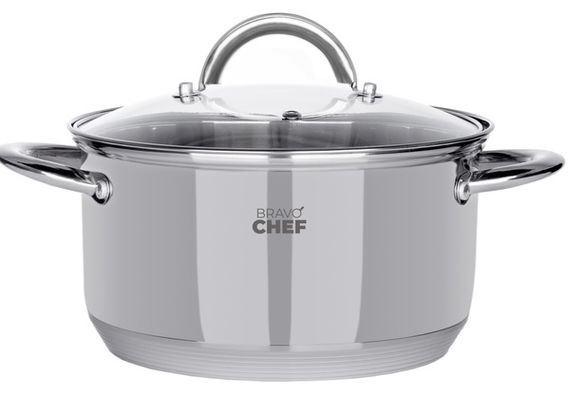 Каструля Bravo Chef 18 см (2.6 л) з кришкою