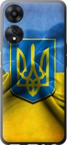 Чехол на Oppo A78 5G Флаг и герб Украины 1 "375u-3169-17620"