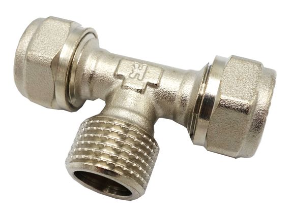Трійник під обжим ключем 16 х 1/2"З х 16 RSk 1/60 | Зображення 1