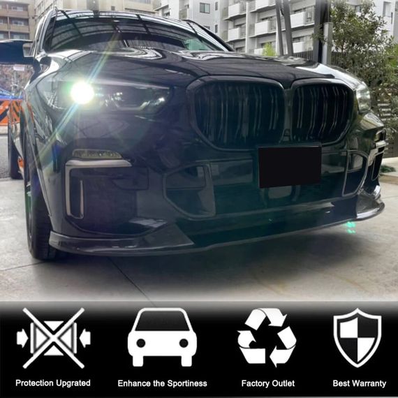 Карбонові вставки в передній бампер (для M-Sport, 2019-2022) для BMW X5 G05 2019- рр | Зображення 4