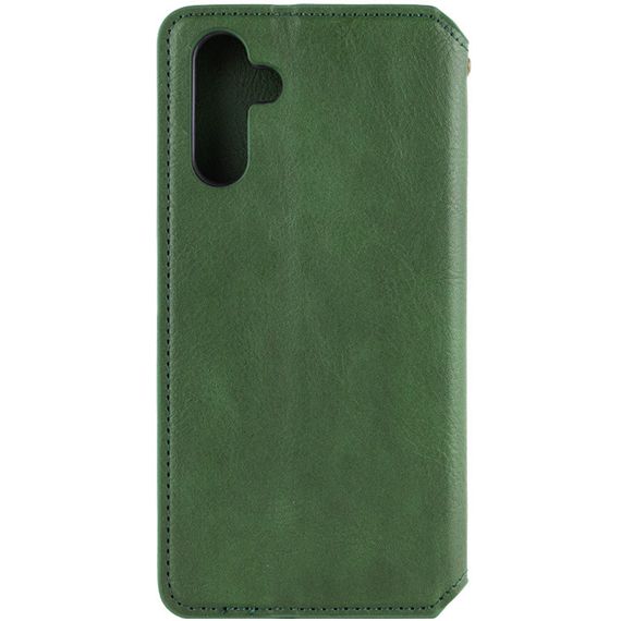 Кожаный чехол-книжка GETMAN Cubic (PU) для Samsung Galaxy A27 Зеленый | Зображення 1