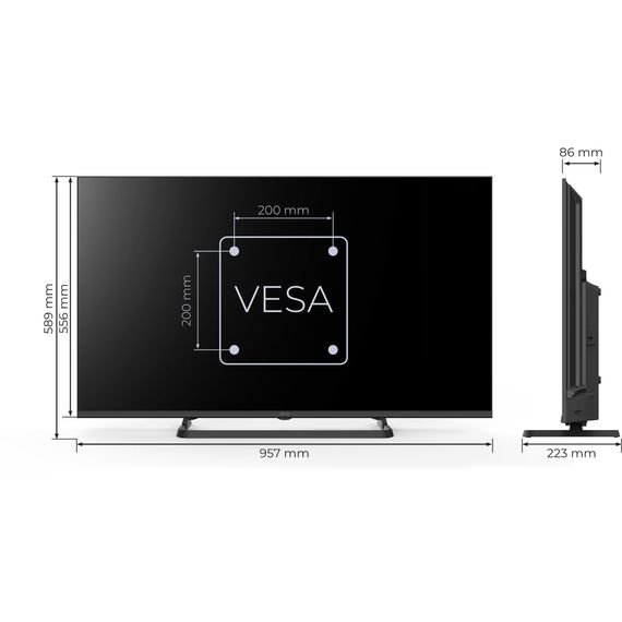 Телевизор Kivi 43U710QB | Зображення 4