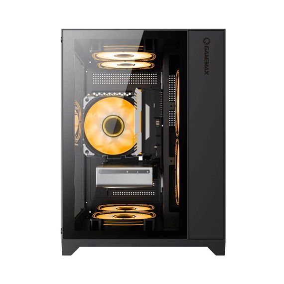 Ігровий ПК FORSAGE Infinity Mini Black Tower / AMD Ryzen 5 5500 (6 (12) ядер по 3,6 - 4,2 ГГц) / 8 ГБ DDR4 / 480 ГБ SSD / nVidia GeForce GTX 1070 Ti, 8 ГБ GDDR5, 256-біт б/в | Зображення 3