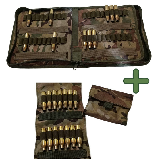 Комплект патронташів Сумка-патронташ для 338 на 80 шт GEN 3 + для 338 на 14 патронів на ремінь
