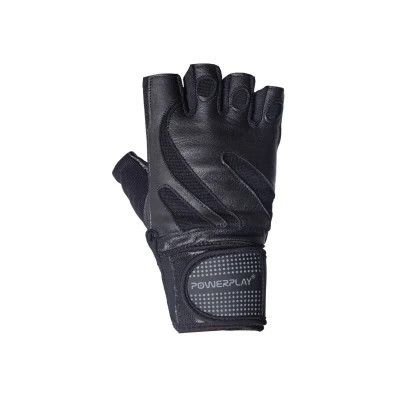 Перчатки для фитнеса PowerPlay 1064 Чорні M (PP_1064_M_Black) | Зображення 1