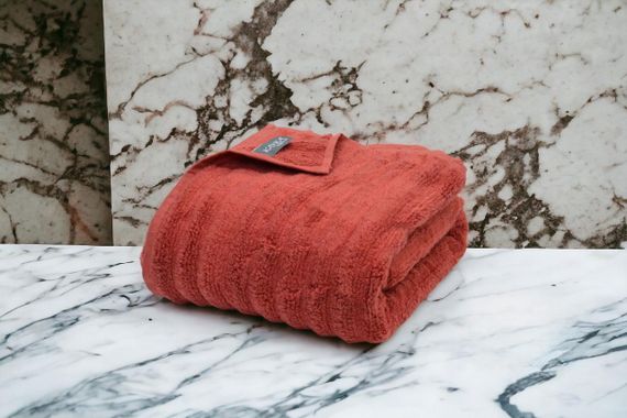 Рушник махровий ST-2 Kayra 70х140 см. червоний | Зображення 3